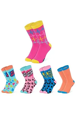 Citycomfort Womens 5 Pack Mothers Day Socks Eye-Catching Comfortable Casual • £11.49