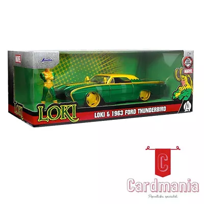 Thor - Loki & 1963 Ford Thunderbird 1/24th Scale Die-Cast Vehicle Replica | New • $49.99
