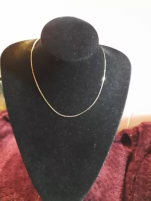 £95 • Buy Ladies 9ct Gold  Flat Necklace..16 Inches