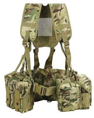 British Army Airborne Webbing System Mtp Molle Btp Tactical Plce Military • £94.99