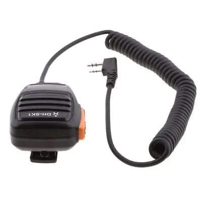 2 Pin Rainproof Shoulder Speaker Mic For BaoFeng BTECH Kenwood 2-Way Radios • £8.51
