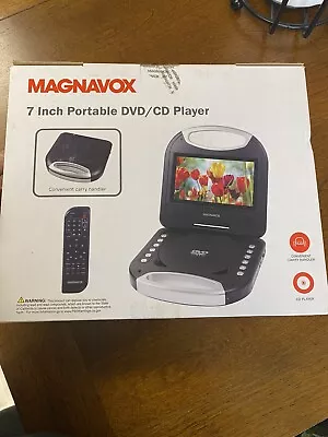 Magnavox Portable 7 Inch DVD/CD Player With Remote MTFT750-BL  New • $59