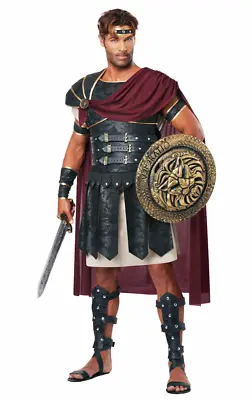 Mens Roman Gladiator Warrior Greek History Fancy Dress Costume • £59.99