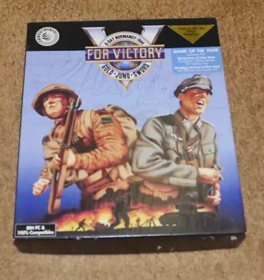 V For Victory - Gold Juno Sword Vintage Game Original Owner All Contents • $19.99