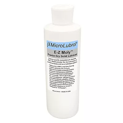 MicroLubrol E-Z Moly Powder Dry Lubricant 100% Molybdenum Disulfide MIL-M-7866 • $19.95