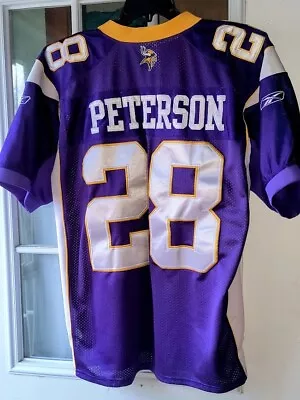 NFL 50th Anniversary Vikings #28 Peterson Jersey Sz. 50 Reebok • $25