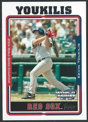 2004 Topps Boston Red Sox World Series Champions (1-55) Baseball Card - PICK • $3