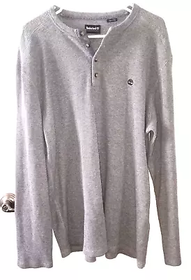 VTG Timberland 2XL Long Sleeve Gray Mens Thermal Shirt  • $9.55