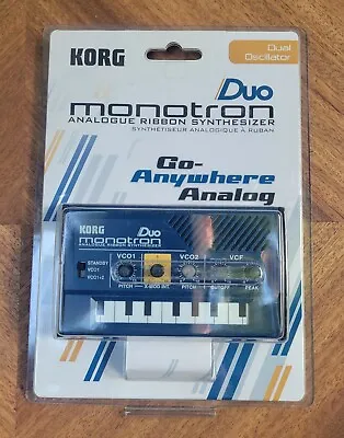 KORG Monotron Duo Analog Ribbon Synthesizer 2VCO 1VCF Mad In Japan • $39.99