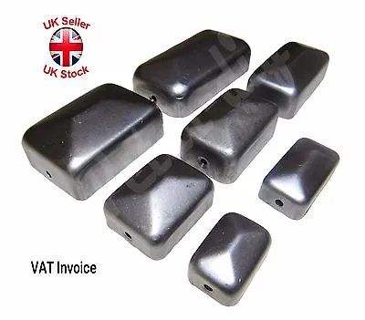 Rectangular Metal Fence Gate Post Cap Caps Flange  Pyramid  • £5.17