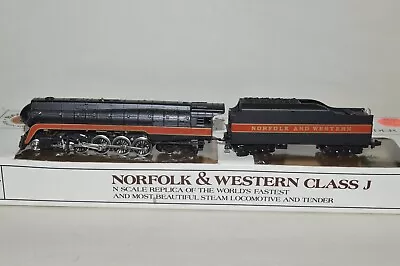 N Scale Bachmann Norfolk & Western Ry 4-8-4 Steam Locomotive Train DOES NOT RUN • $5.50