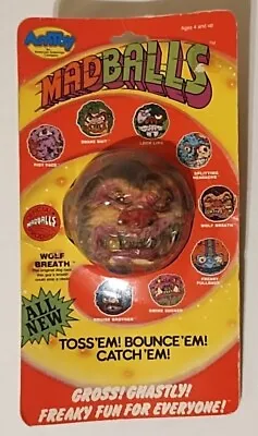 1986 AmToy TCFC Madballs - Wolf Breath W/ Original Package DETERIORATING READ • $60