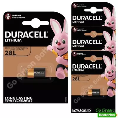 4 X Duracell 28L 6V Lithium Photo Battery PX28L 2CR-1/3N L544 2CR13252 4LR44 • £26.49