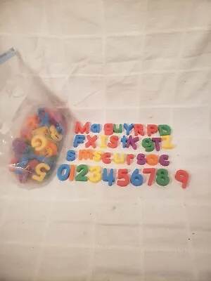Magnet Alphabet Letters Upper-Lower Case And Numbers 112 Pieces • $19.95
