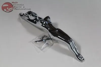 Nude Naked Lady Girl Figure Woman Model Chrome Grab Handle Tractor Trailer Truck • $56.28
