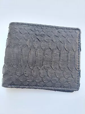 WALLET MEN'S GENUINE MADE OF PYTHON SNAKE SKIN FULL WALLET NATURAL Free Shipping • $55.50