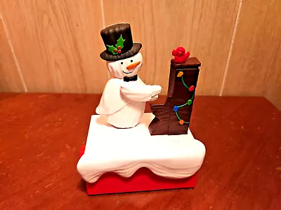 2018 Hallmark Snow Many Memories Piano Snowman Music/Motion - Works W/tag! • $18