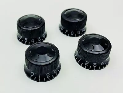 4 Pieces Ibanez Sure Grip III Guitar Tone And Volume Knobs Set Black • $19.90