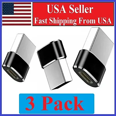 3 PACK USB C 3.1 Type C Female To USB 3.0 Type A Male Port Converter Adapter BLK • $2.34