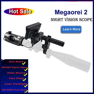 £90.23 • Buy Digital Infrared Hunting Camera 4.3” Monitor With Flashlight Torch Anti-Shock