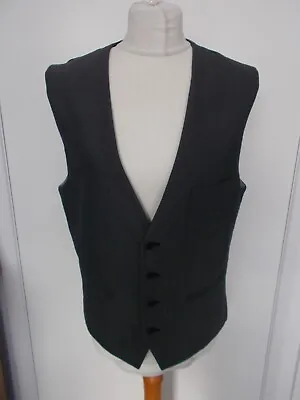 Men's Next Grey Mix  V Neck  Waistcoat Vest  Size 40 R 118-097 • £11.57