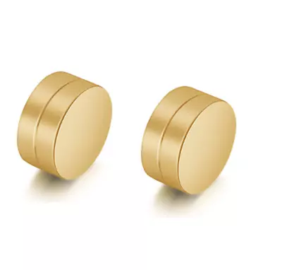 1pr Gold Auriculotherapy Magnetic Accupressure Stop Smoking/Weight Loss Earrings • $5.49