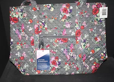 Vera Bradley Hope Blooms  Iconic Large Vera Tote   Bag Nwt • $85.50