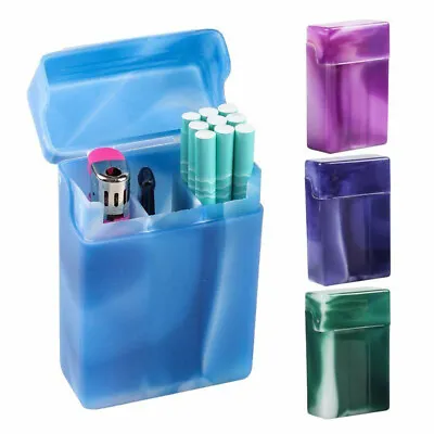 £2.86 • Buy Cigarette Case With Compartments Portable Plastic Cigarette Storage Case Box 