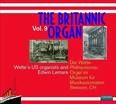 Eddy Baldwin Farnam Epstein Lemare - Britannic Organ 9 New Cd • $44.99