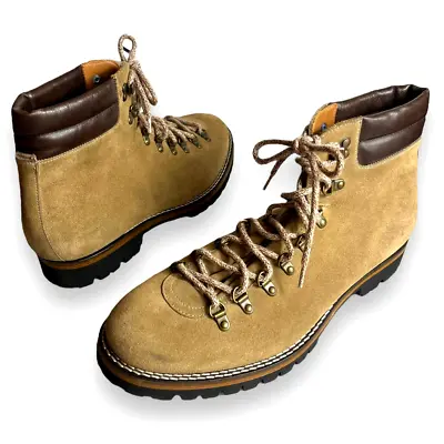 TAFT The Viking Boots In Tan Suede W/ Vibram Sole | Sz 46 (US 13) *Excellent* • $130