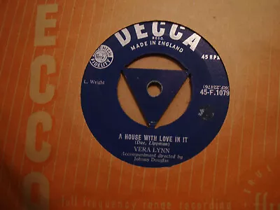 Vera Lynn  A House With Love In It  Decca Records 1956 • $3.14