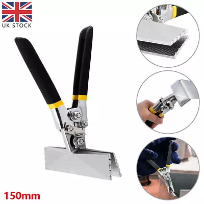 6in Straight Sheet Metal Former Bender Hand Tool Form Edge Seamer Seaming Pliers • £17.86