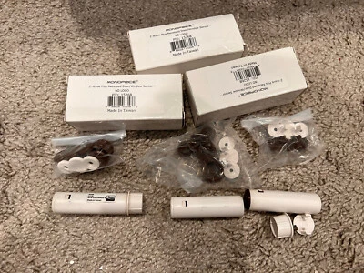 $45 • Buy 3x Monoprice Door Window Sensor Zwave Plus Smarthings Home Assistant Hubitat