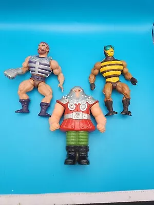 Vintage Masters Of The Universe Fisto Ram Man Buzz Off Lot Action Figure • $11.99