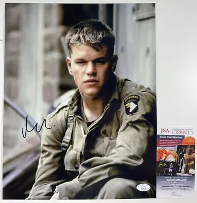 Matt Damon Signed Saving Private Ryan 11x14 Photo Autograph JSA COA • $99.95