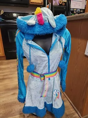 Blue Rainbow Dash My Little Poney Halloween Costume See Pics For Damage Size S • $5