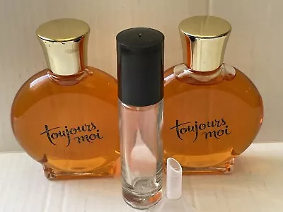  Max Factor Toujours Moi 2 X 1.0oz Cologne Splash+0.5oz Glass Rollon+funnel _ • $24.49