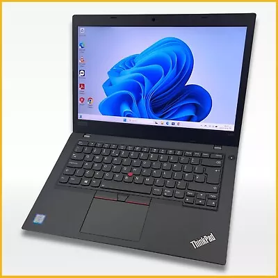 Lenovo ThinkPad L490 FHD I5-8365U Quad Core 16GB 256GB SSD Windows 11 Pro Laptop • £209.99