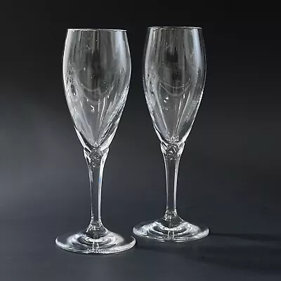 $39.95 • Buy VTG Set Of 2 Nachtmann Crystal OPAL Swirl Optic Sherry Glasses 6.5  RARE