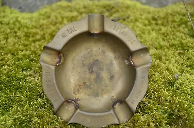 Vintage GEORGE E PHILLIPS Co METAL SPINNING Toronto Ontario CANADA Metal Ashtray • $4.99