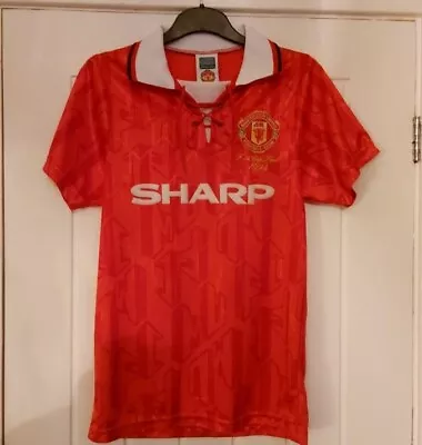 Manchester United 1992/93/94 Home Shirt - Small- FA CUP FINAL 1994 Embroidery • £159