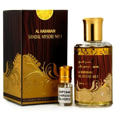 Sandal Mysore No.1 By Al Haramain 100ml Attar Oil - Free Express Shipping SEALED • $119.95