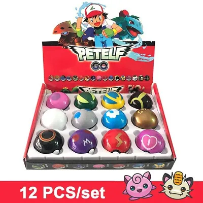 £8.32 • Buy 12pcs Ball Pokeball Set Kids Toys Figures Pikachu Child Gifts Uk