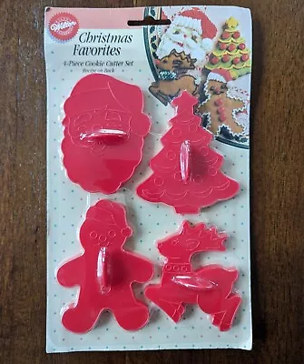 Vintage Rare Wilton Christmas Favorites Cookie Cutter Set New In Package Santa  • $9.99