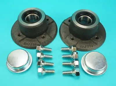 £79.85 • Buy Pair Of Wheel Hubs For Ifor Williams P6E P5E P7E P8E Unbraked Trailers