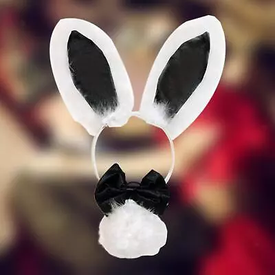 Bunny Ears Headband Rabbit Hairbands For Masquerade For Kids And Adults • £6.49