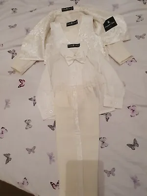 Pomme Carre Baby Tuxedo 5 Pieces Set 12 Months • £22