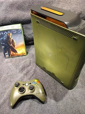 Xbox 360 Halo 3 Console 500GB Ultra Bundle - Custom - Nice! 🤩 Og Jasper #4805 • $390