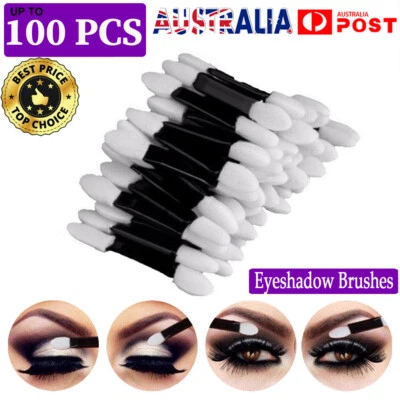 $5.29 • Buy Applicator Eyeshadow Brush Applicator Foam Double End Disposable Wand Stick Tool