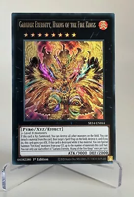 Garunix Eternity Hyang Of The Fire Kings - SR14-EN044 Ultra Rare Yugioh Card • $2.35